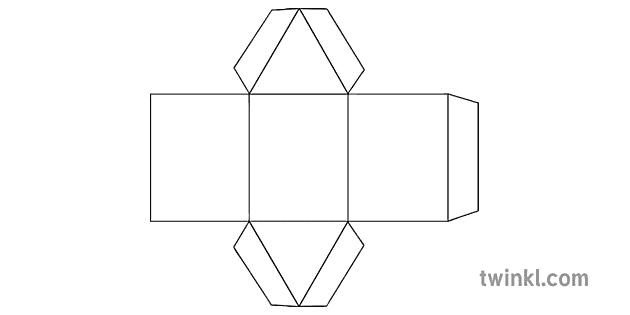 triangular prism 3d shape nets craft activity updated 2019 maths ks1 ...