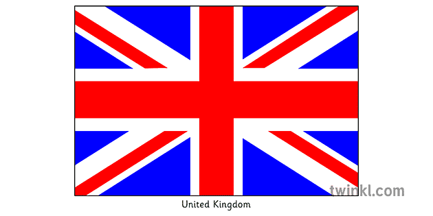 United Kingdom Flag Illustration Twinkl