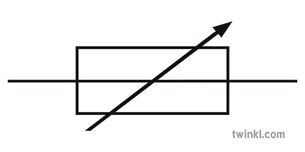 Variable Resistor Symbol Circuits Electricity Science Ks4 7409