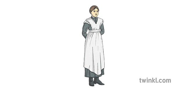 Victorian Child Maid Illustration - Twinkl