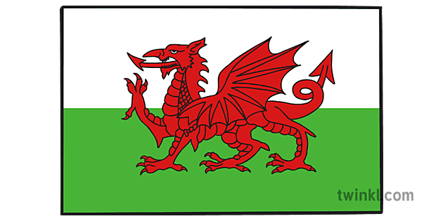 Wales Welsh Flag 1 Illustration Twinkl