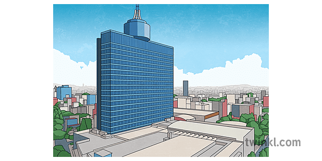 World Trade Center Mexico Illustration Twinkl