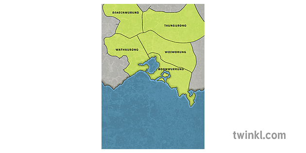 Wurundjeri People Languages Map Twinkl