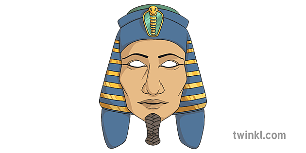 Ancient Egyptian Pharaohs Head 2 Illustration Twinkl