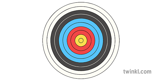 Archery Target Ilustracao Twinkl