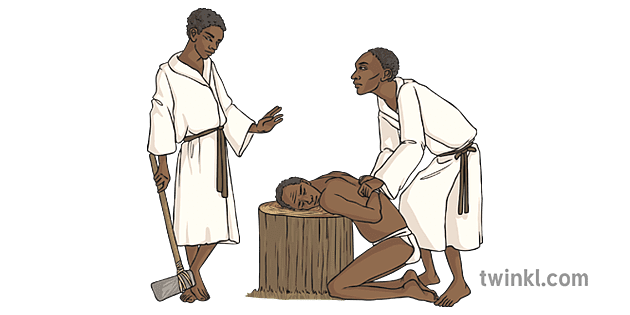 Benin Human Sacrifice Illustration - Twinkl