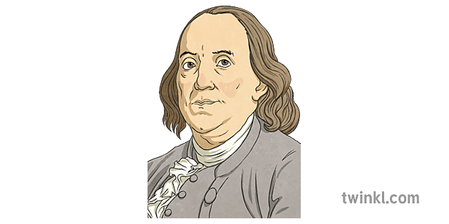 Benjamin Franklin 1 Illustration - Twinkl