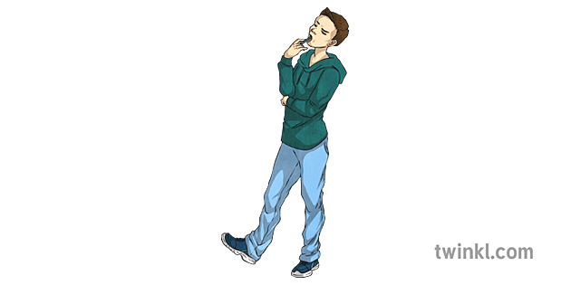 niño parado 9 Illustration - Twinkl