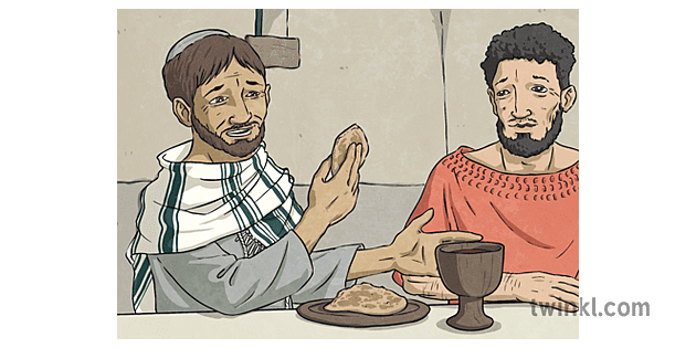bread and wine last supper ks2 ver 1 Illustration - Twinkl