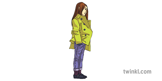 子 女の子 立って話す Illustration Twinkl 子 女の子 立って話す Illustration Twinkl