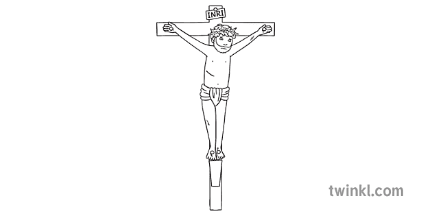 十字架上没有背景跨耶稣复活节宗教基督教庆祝睁开眼睛ks1黑白rgb版本1