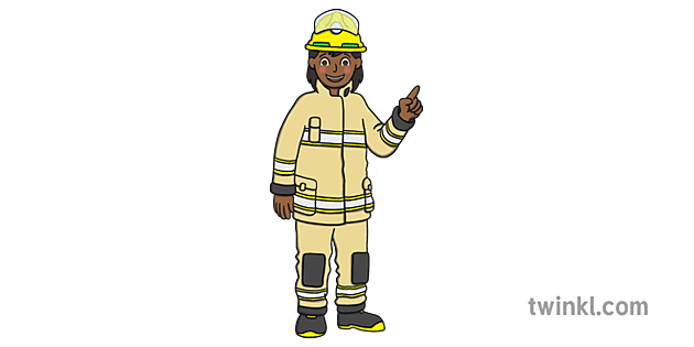 Ahli Bomba Wanita Ver 1 Illustration Twinkl