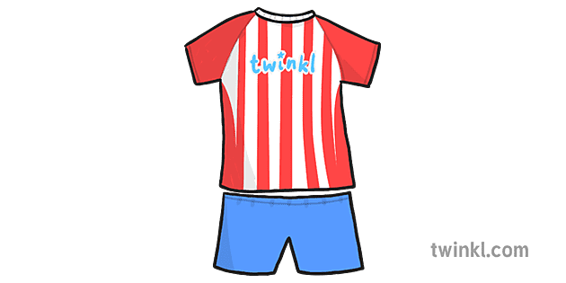 Football Strip Illustration - Twinkl