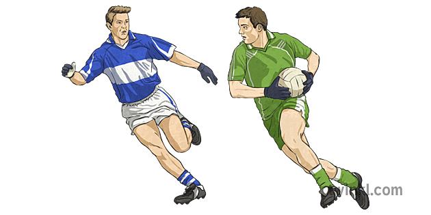 Gaelic Football Illustration Twinkl