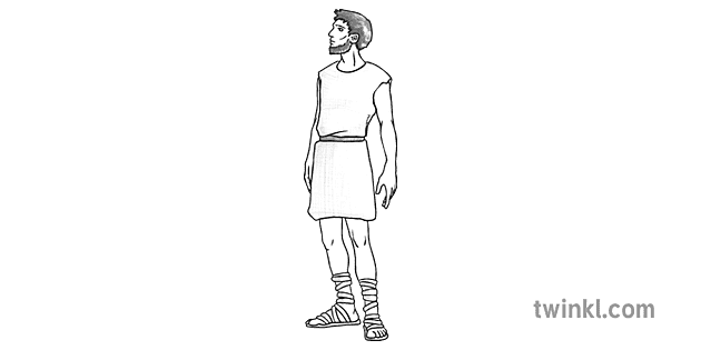 Homo Sapiens Black and White Illustration - Twinkl