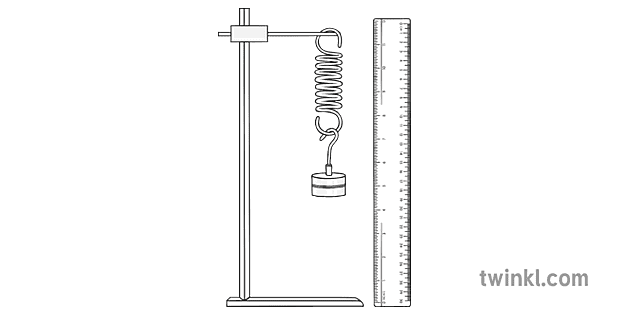 Hookes Law Czarno Białe Illustration Twinkl 8918