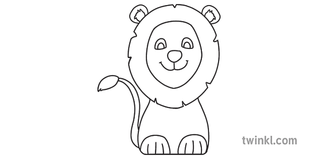 cómo dibujar un león paso5 diagrama dibujo animal ks1 usa ojos abiertos  blanco
