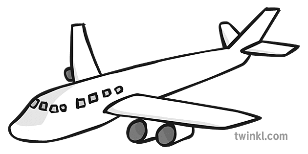 jumbo jet plane iswed abjad - Twinkl