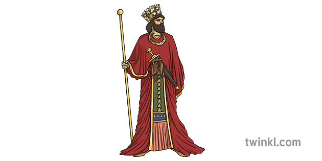 König Darius Illustration - Twinkl