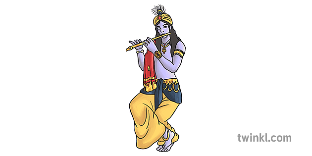 Krishna Xxx Video Cartoon - Krishna Illustration - Twinkl