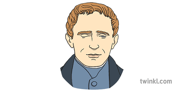 Louis braille Illustration - Twinkl
