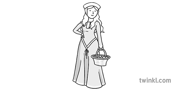 maid marian coloring pages