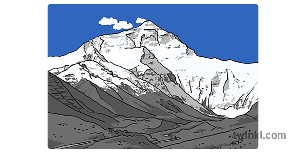 1,171 Everest Drawing Images, Stock Photos & Vectors | Shutterstock