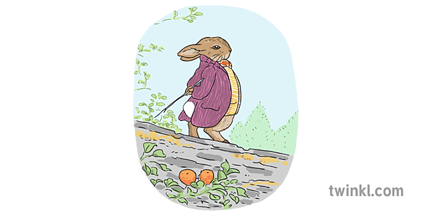 Mr Benjamin Bunny Illustration - Twinkl