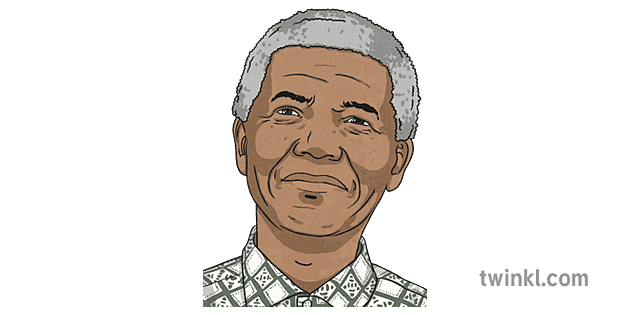 Nelson Mandela 1 Illustration - Twinkl