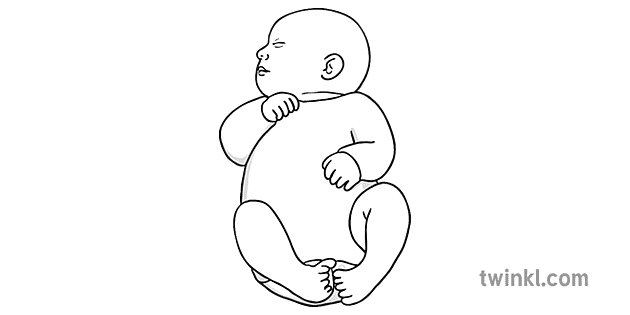 Newborn Baby Black and White - Twinkl