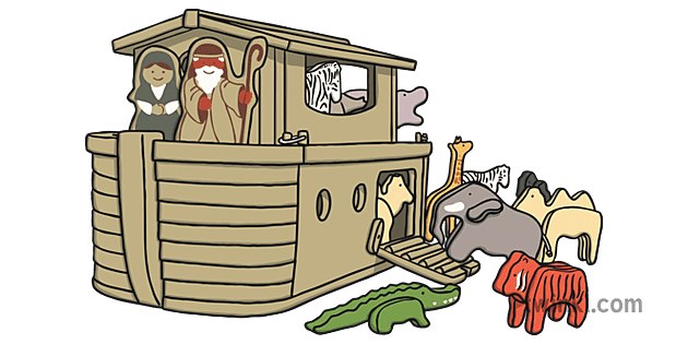 Noahs Ark Illustration - Twinkl