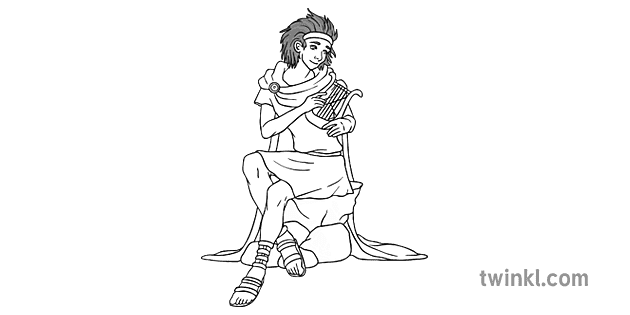 orpheus playing his lyre