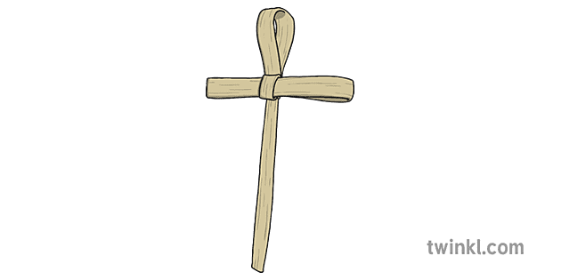 Palm Cross Illustration - Twinkl