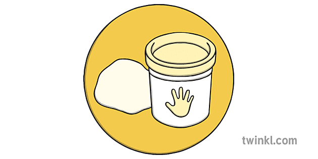 Playdough Activity Icon Illustration - Twinkl