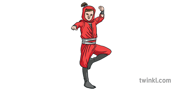 النينجا الأحمر الإصدار 1 Illustration Twinkl