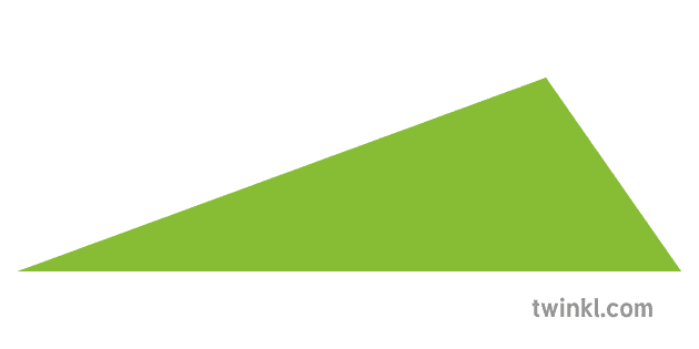 Scalene Triangle Green Illustration - Twinkl