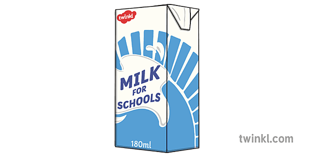 cartón de leche escolar Dibujo
