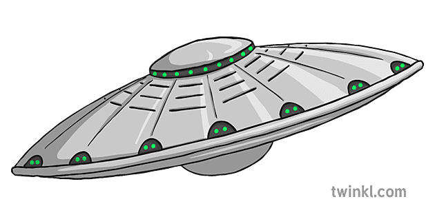 Spaceship Illustration Twinkl