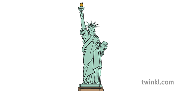 Statue Of Liberty Illustration Twinkl