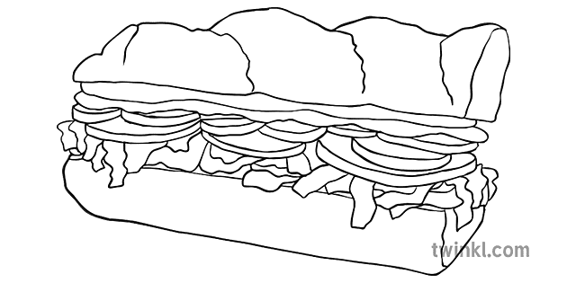 Черно-белый бутербродик 