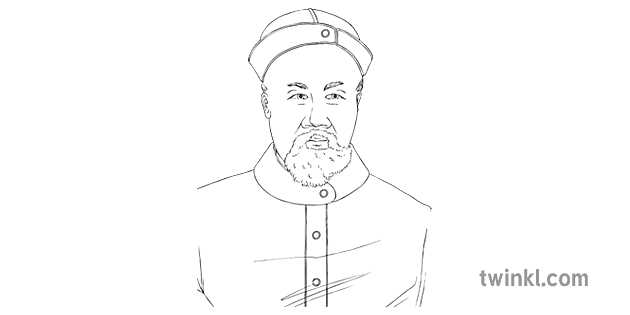 wang yirong czarno biały Illustration Twinkl