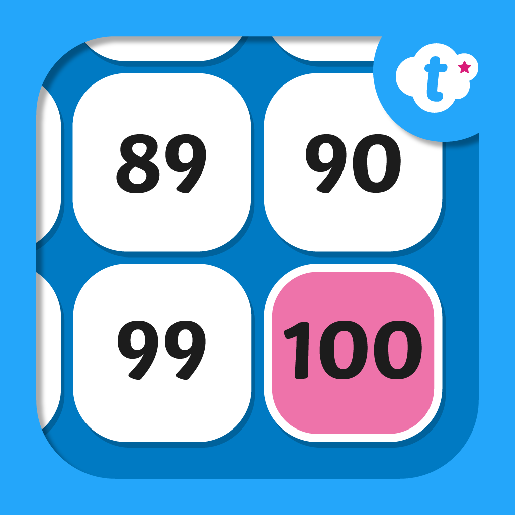 Twinkl 100 square app interactive hundred square grid