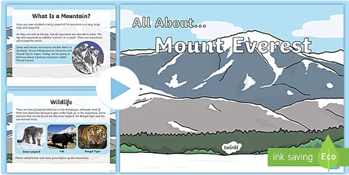 Mount Everest Facts For Kids Geography Twinkl Twinkl Mount Everest Facts For Kids Geography Twinkl Twinkl
