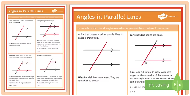 corresponding angles examples