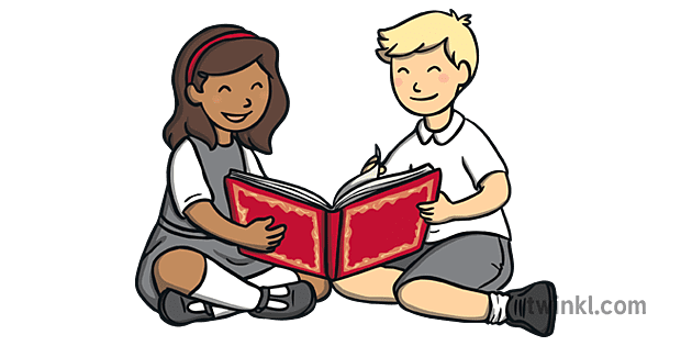 children reading png
