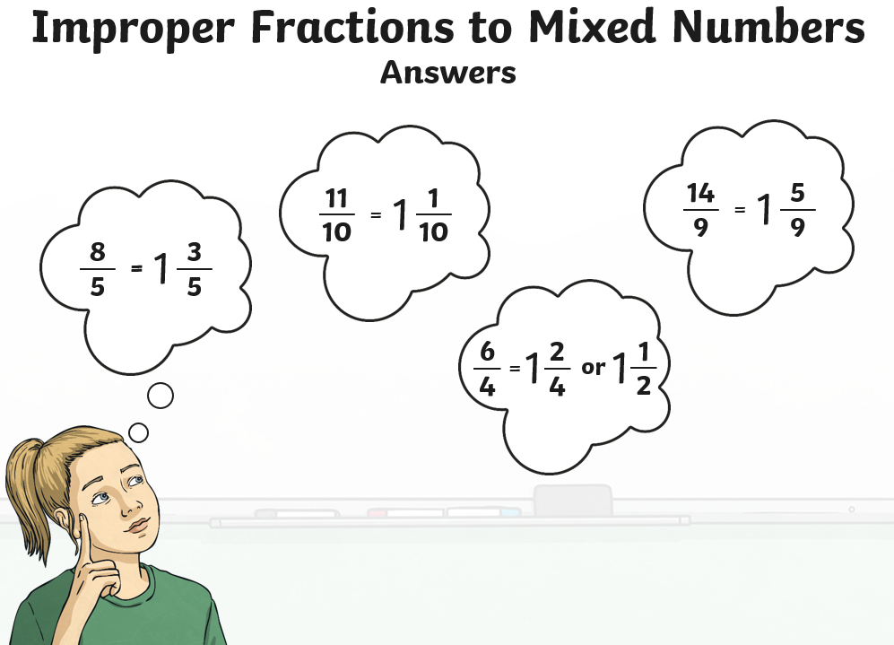 improper fractions for kids