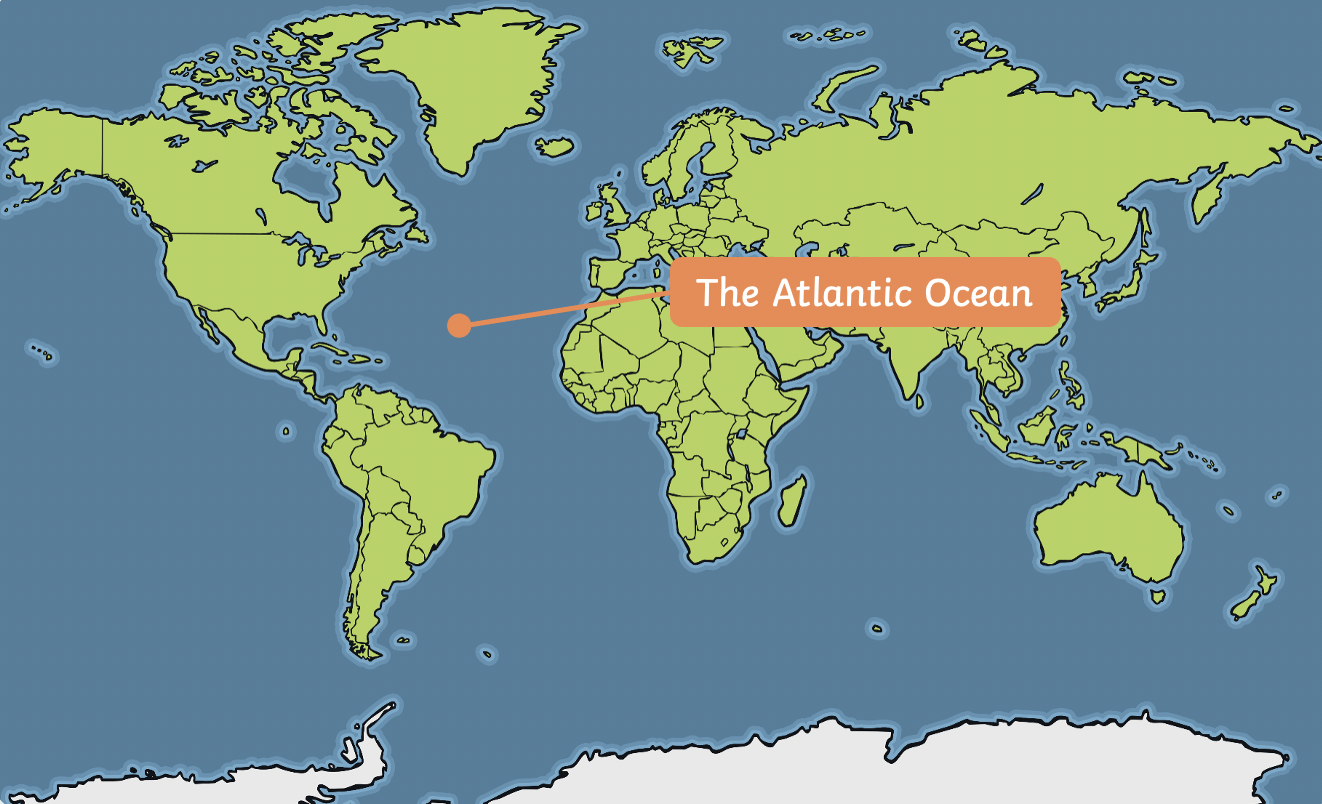 ocean currents map for kids