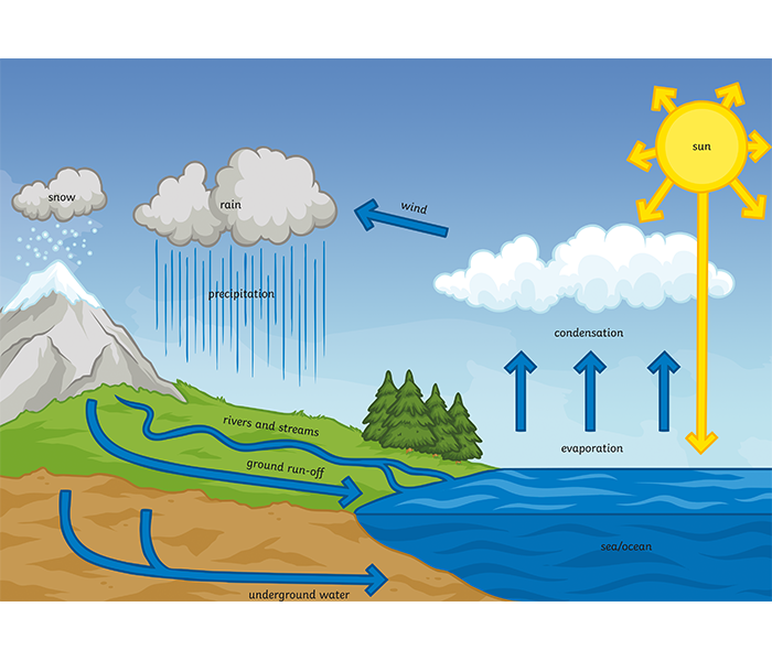 the-water-cycle-water-moves-continuously-between-land-oceans-and-the