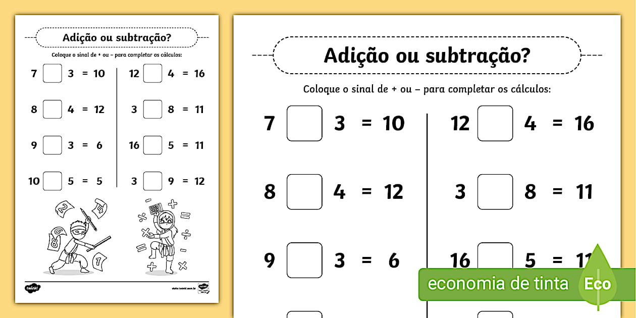 Quem Vem Primeiro A Subtração Ou Adição