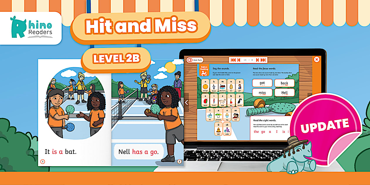 Level 2b Decodable Readers: Hit and Miss